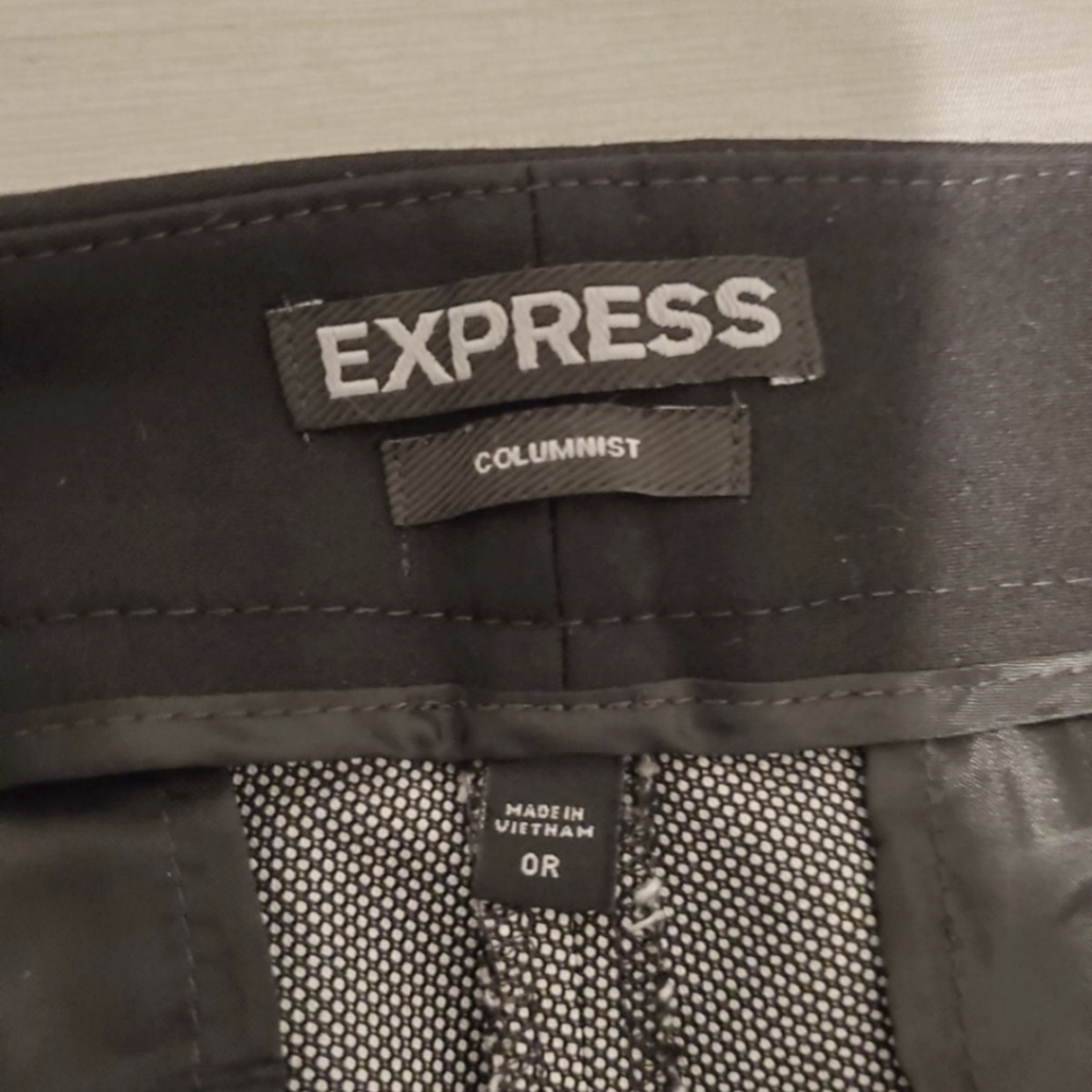 Express Columnist Black White Dot Pattern Pants S… - image 4